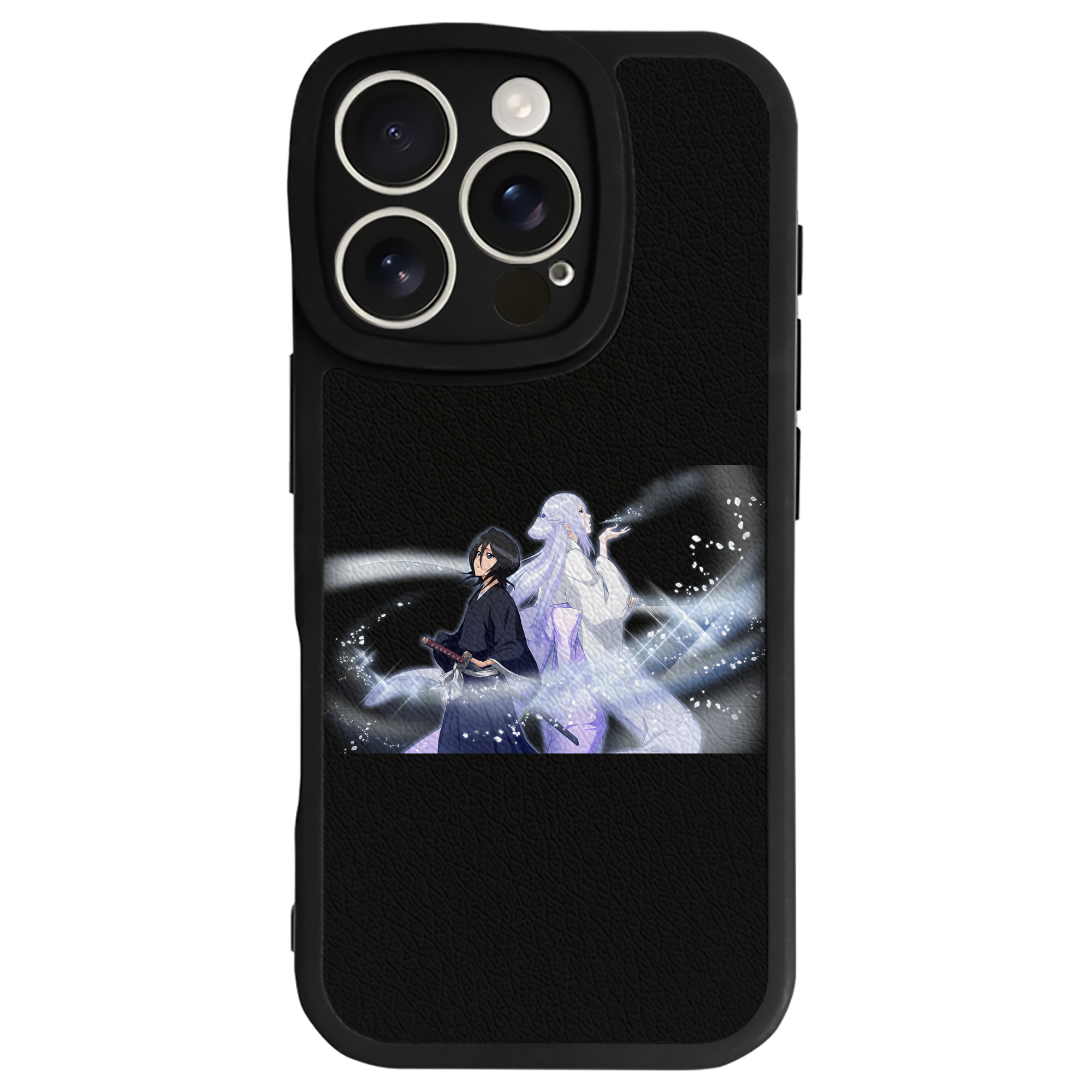 （画像用） ブリーチ 朽木ルキア BLEACH Kuchiki Rukia 【iPhone 16シリーズ対応】シリコンスマホケース（レザー調） 材質：シリコン